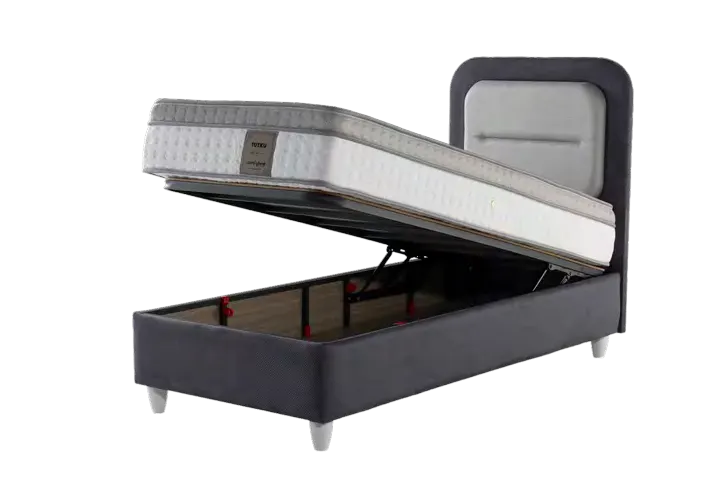 Maya — Storage bed base, open